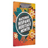 Vibrant Nationaal Spaans Erfgoed Maand Klembord (Rechts)