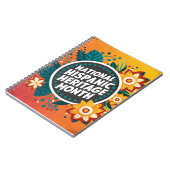 Vibrant Nationaal Spaans Erfgoed Maand Notitieboek (Linkerzijde)