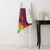 Vibrant Nebula Sherpa Blanket Deken (In situ)