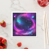 Vibrant Neon Galaxy Servet (Insitu)