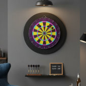 Vibrant Neon Glow Dartboard Dartbord