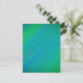 Vibrant Neon Iridescent Blank Kaart (Staand voorkant)