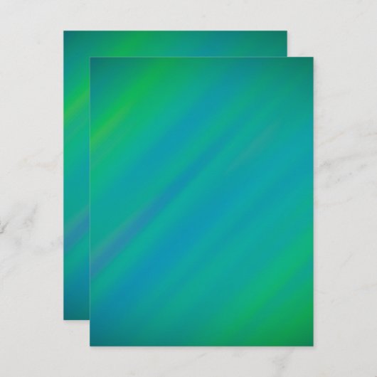 Vibrant Neon Iridescent Blank Kaart (Voorkant / Achterkant)