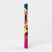 Vibrant Neon Kat Art Case-Mate iPhone Case (Achterkant/rechts)
