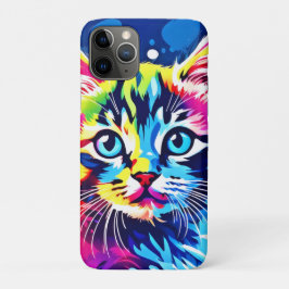 Vibrant Neon Kat Art Case-Mate iPhone Case
