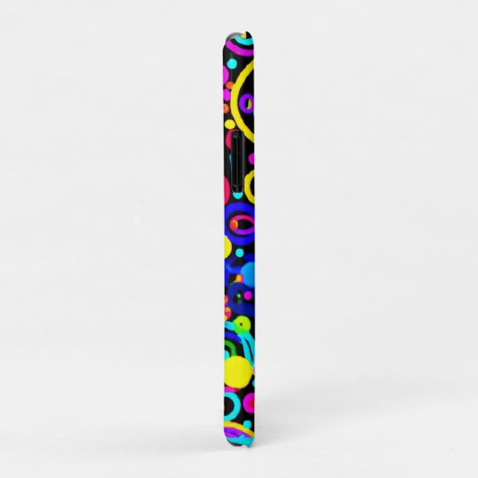 Vibrant Neon Pattern Art Design Case-Mate iPhone Case (Achterkant/rechts)