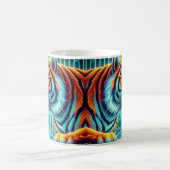 Vibrant Neon Tiger Mok: Perfect voor Bold Souls Koffiemok (Center)