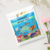 Vibrant ningaloo koraalrif geïnspireerd bedankzakje (Gezegeld)