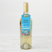 Vibrant ningaloo koraalrif geïnspireerd flessenhanger (Op fles)