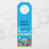 Vibrant ningaloo koraalrif geïnspireerd flessenhanger (Voorkant)