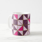 Vibrant Nubian Geometric Coffee Mug Koffiemok (Voorkant links)