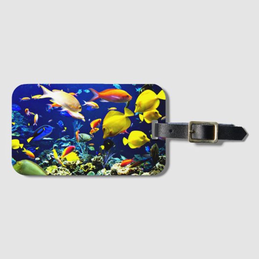 Vibrant Ocean Life Bagagelabel (Voorkant (horizontaal))