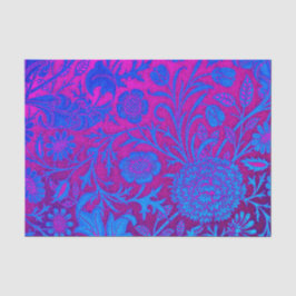 Vibrant, ombre, art nouveau, William Morris, paars Tissuepapier