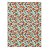 Vibrant Orange And Red Roses Tafelkleed (Voorkant)