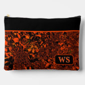 Vibrant Orange Cosmetic Pouch Etui (Voorkant)