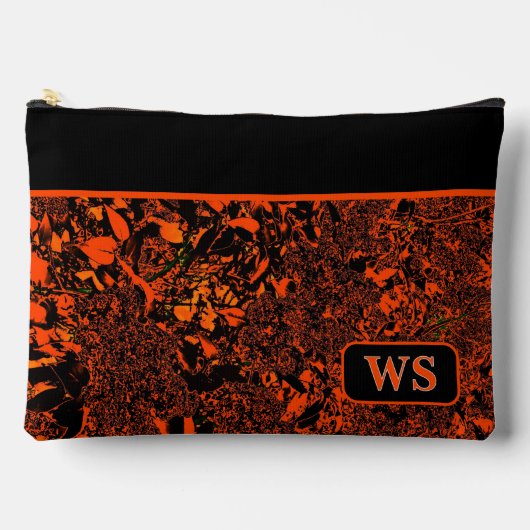 Vibrant Orange Cosmetic Pouch Etui (Voorkant)