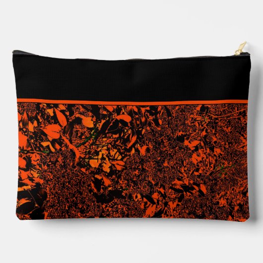 Vibrant Orange Cosmetic Pouch Etui (Achterkant)
