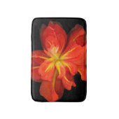 Vibrant Oranje Begonia Macro Badmat (Voorkant Verticaal)