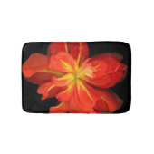 Vibrant Oranje Begonia Macro Badmat (Voorkant)