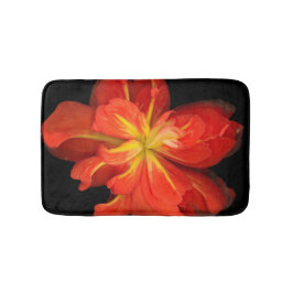 Vibrant Oranje Begonia Macro Badmat