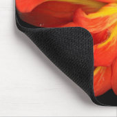 Vibrant Oranje Begonia Macro Muismat (Hoek)