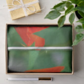 Vibrant Oranje papaver Tissuepapier (Geschenk)