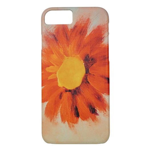 Vibrant Oranje zonnebloem Case-Mate iPhone Case (Achterkant)