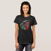 Vibrant Ornate Chinese Dragon T-shirt (Voorkant volledig)