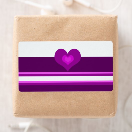 Vibrant Paars Etiket (Insitu)