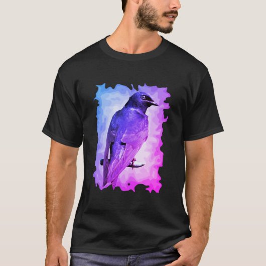 Vibrant Paars Martin T-shirt (Voorkant)