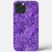 Vibrant Paars Paisley Case-Mate iPhone Case (Achterkant)
