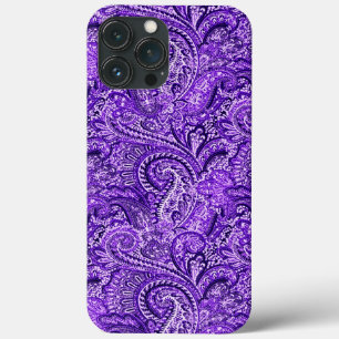 Vibrant Paars Paisley Case-Mate iPhone Case