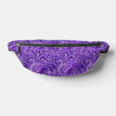 Vibrant Paars Paisley Heuptasje (Liggend)