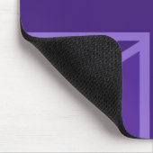 Vibrant Paars Union Jack Muismat (Hoek)