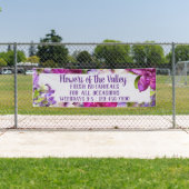 Vibrant Paarse Floral Banner (Insitu)
