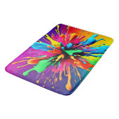 Vibrant Paint Burst Design Badmat (Gekanteld)