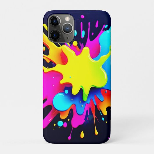 Vibrant Paint Splash Abstracte kunst Case-Mate iPhone Case (Achterkant)