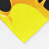 Vibrant Paint Splatter Artwork Burst Fleece Deken (Hoek)