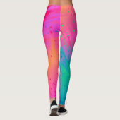 Vibrant Paint Splatter Leggings (Achterkant)