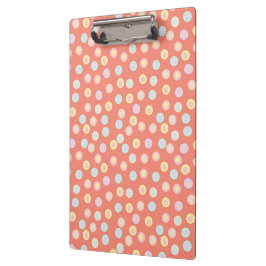 Vibrant Pastel Polka Dot Background: Brighten up  Klembord