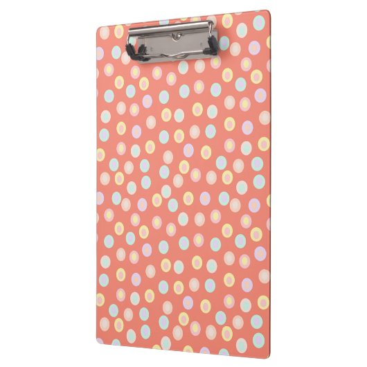 Vibrant Pastel Polka Dot Background: Brighten up  Klembord (Links)