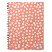 Vibrant Pastel Polka Dot Background: Brighten up Notitieboek (Voorkant)