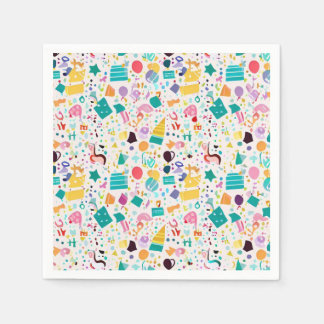 Vibrant Pattern Napkins voor je feest! Servet