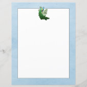 Vibrant Peacock | Blauwpapier (Achterkant)