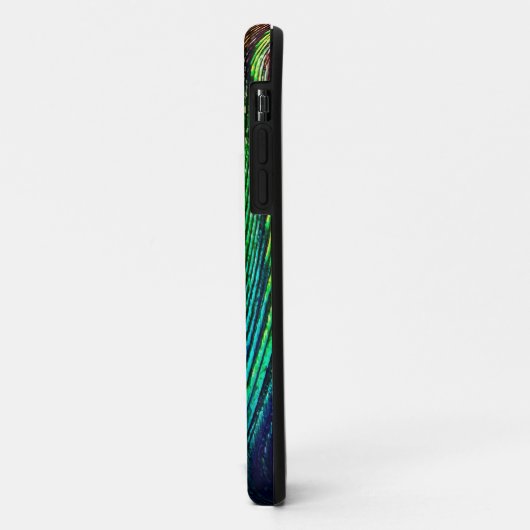 Vibrant Peacock Feather Case-Mate iPhone Case (Achterkant/links)