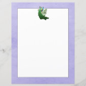 Vibrant Peacock | Papier voor lavendelpapier (Achterkant)