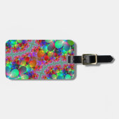 Vibrant Peacococks Bagagelabel (Voorkant horizontaal)