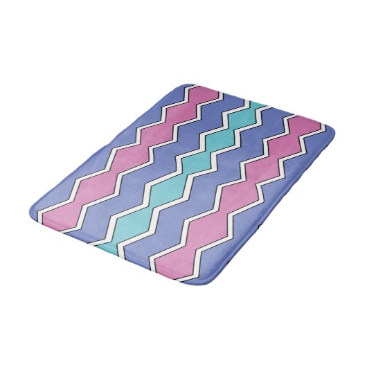 Vibrant Peaks ZigZag Badmat (Gekanteld)