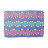 Vibrant Peaks ZigZag Badmat (Voorkant)