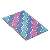 Vibrant Peaks ZigZag  Notitieboek (Rechterzijde)